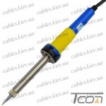 Паяльник ZD-200C, 60W, 220V, нихромовый нагреватель, евровилка, Zhongdi